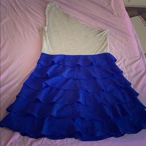 Summer cute half shoulder dress